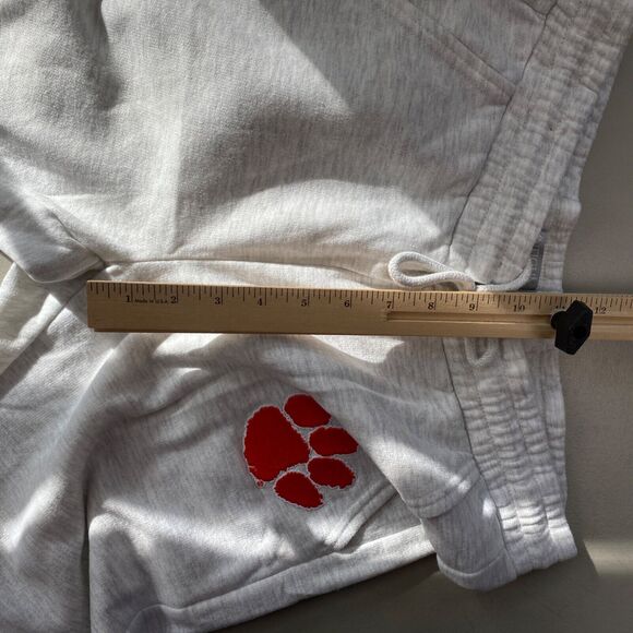 Clemson Tigers Sweatpants Mens Small Gray Embroidered Logo Pants 30x28 - Picture 7 of 13